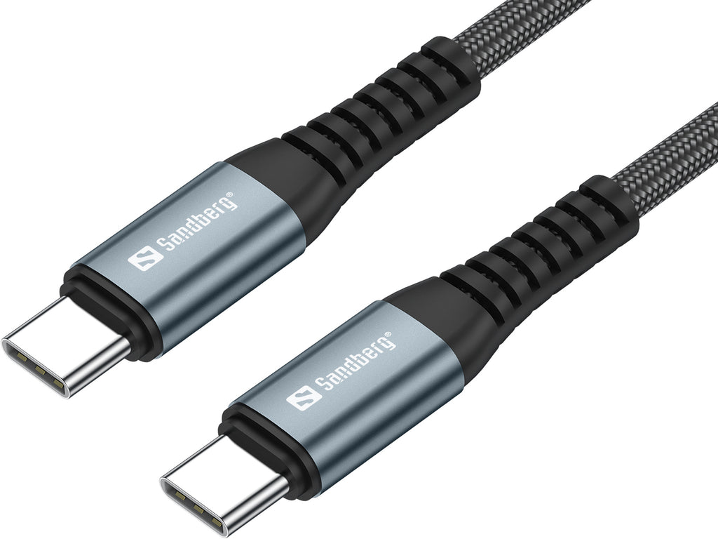 Sandberg USB-C Charge Auto-Roll 100W 2M cable USB 200 m USB C Negro (3)