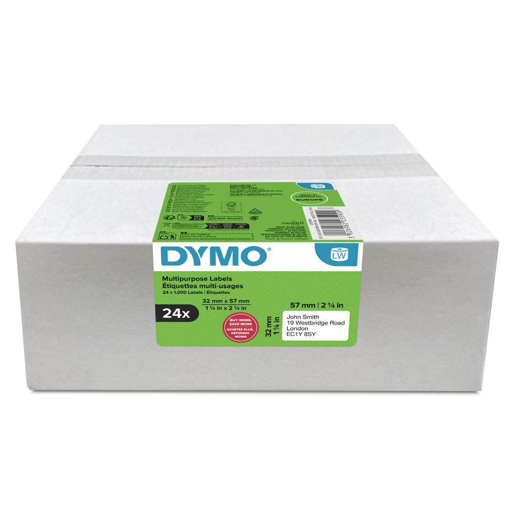 DYMO 2223590 etiqueta de impresora Blanco Etiqueta para impresora autoadhesiva