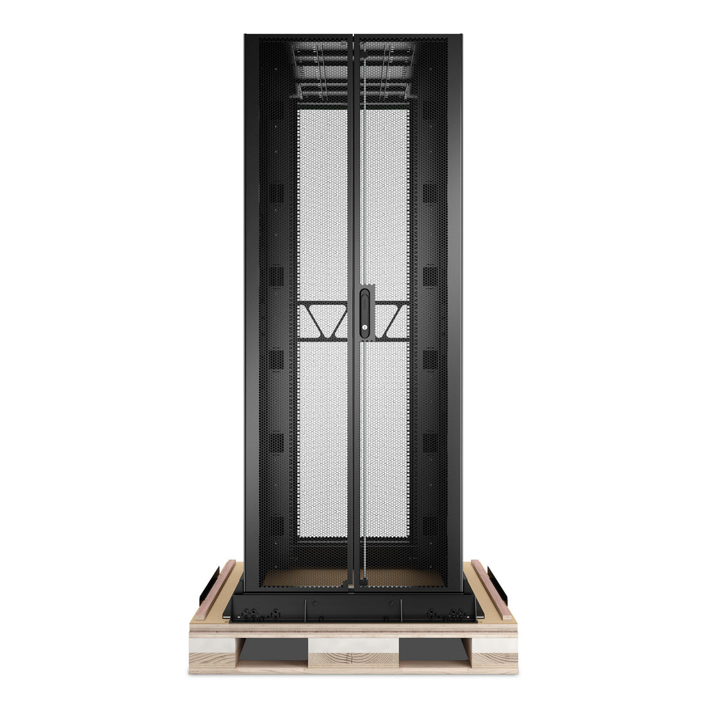 APC NetShelter SX Advanced Rack ,42U 750mm 1295mm, with shock package, Black Rack o bastidor independiente Negro (3)