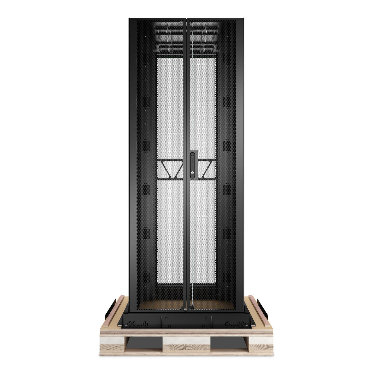 APC NetShelter SX Advanced Rack ,42U 750mm 1295mm, with shock package, Black Rack o bastidor independiente Negro (3)