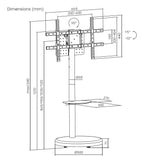 AISENS FT86TRE-303 soporte para TV 2,18 m (86") (7)