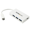 StarTech.com HB30C3A1CFBW hub de interfaz USB 3.2 Gen 1 (3.1 Gen 1) Type-C 5000 Mbit/s