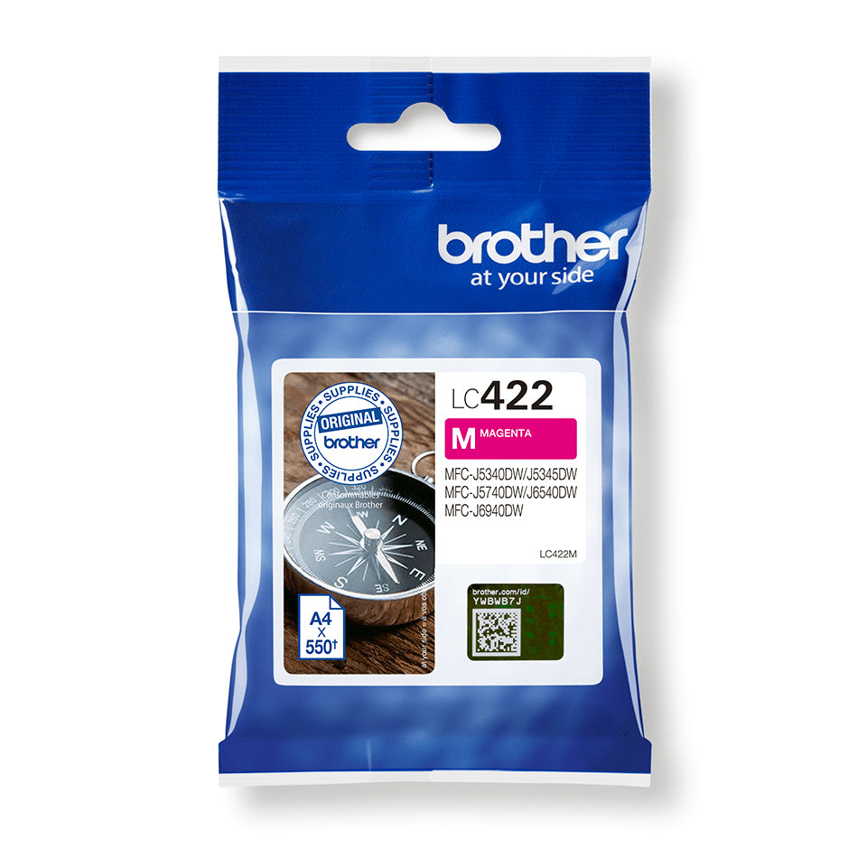 Brother LC422M cartucho de tinta 1 pieza(s) Original Magenta (2)