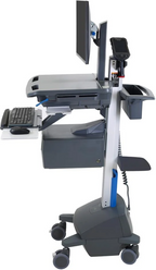 Ergotron SV42-8302-2 - Carrito, arquitectura abierta, para pantalla LCD vista 4