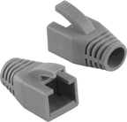 Fundas protect. RJ45, gris, 50 unidades
