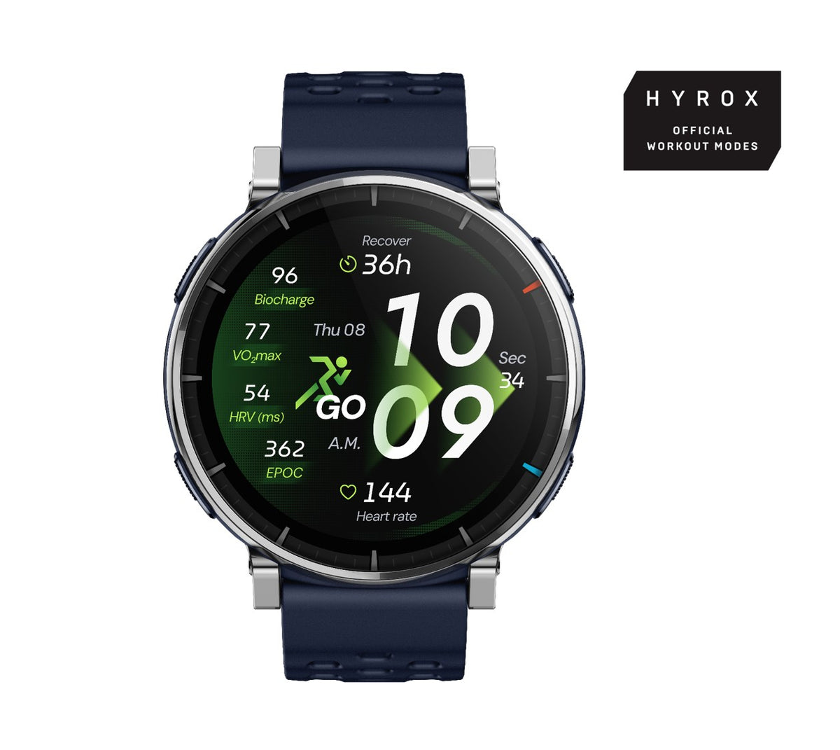 Amazfit W2558GL2N Relojes inteligentes y deportivos 3,35 cm (1.32") AMOLED Digital 466 x 466 Pixeles Pantalla táctil Plata GPS (satélite)
