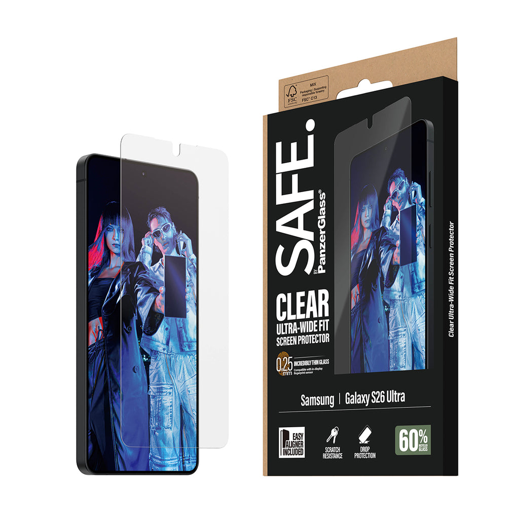 PanzerGlass SAFE. by ® Screen Protector Samsung Galaxy S26 Ultra | Ultra-Wide Fit w. EasyAligner Protector de pantalla 1 pieza(s) (6)