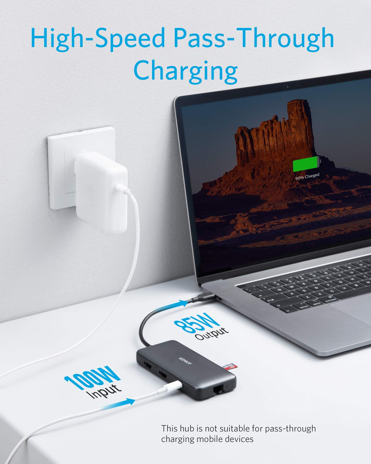 Anker A8380 USB 3.2 Gen 1 Type-C Negro