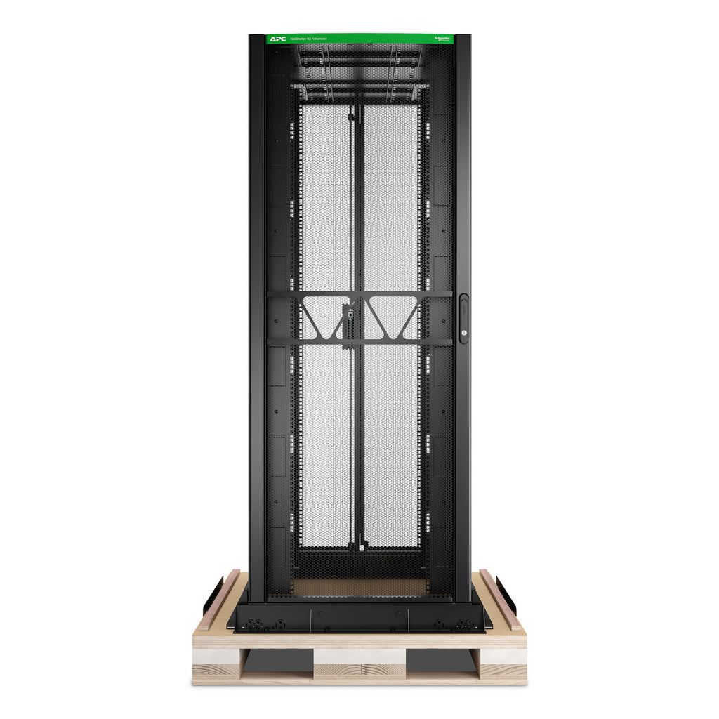 APC NetShelter SX Advanced Rack ,42U 750mm 1295mm, with shock package, Black Rack o bastidor independiente Negro (4)