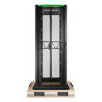 APC NetShelter SX Advanced Rack ,42U 750mm 1295mm, with shock package, Black Rack o bastidor independiente Negro (4)