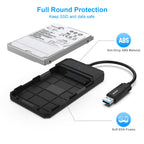 Carcasa externa para HDD 2.5 SATA - USB