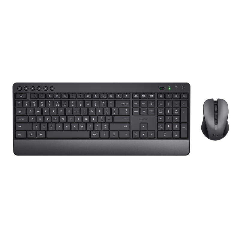Trust Trezo teclado Ratón incluido Universal RF inalámbrico QWERTY Español Negro (6)
