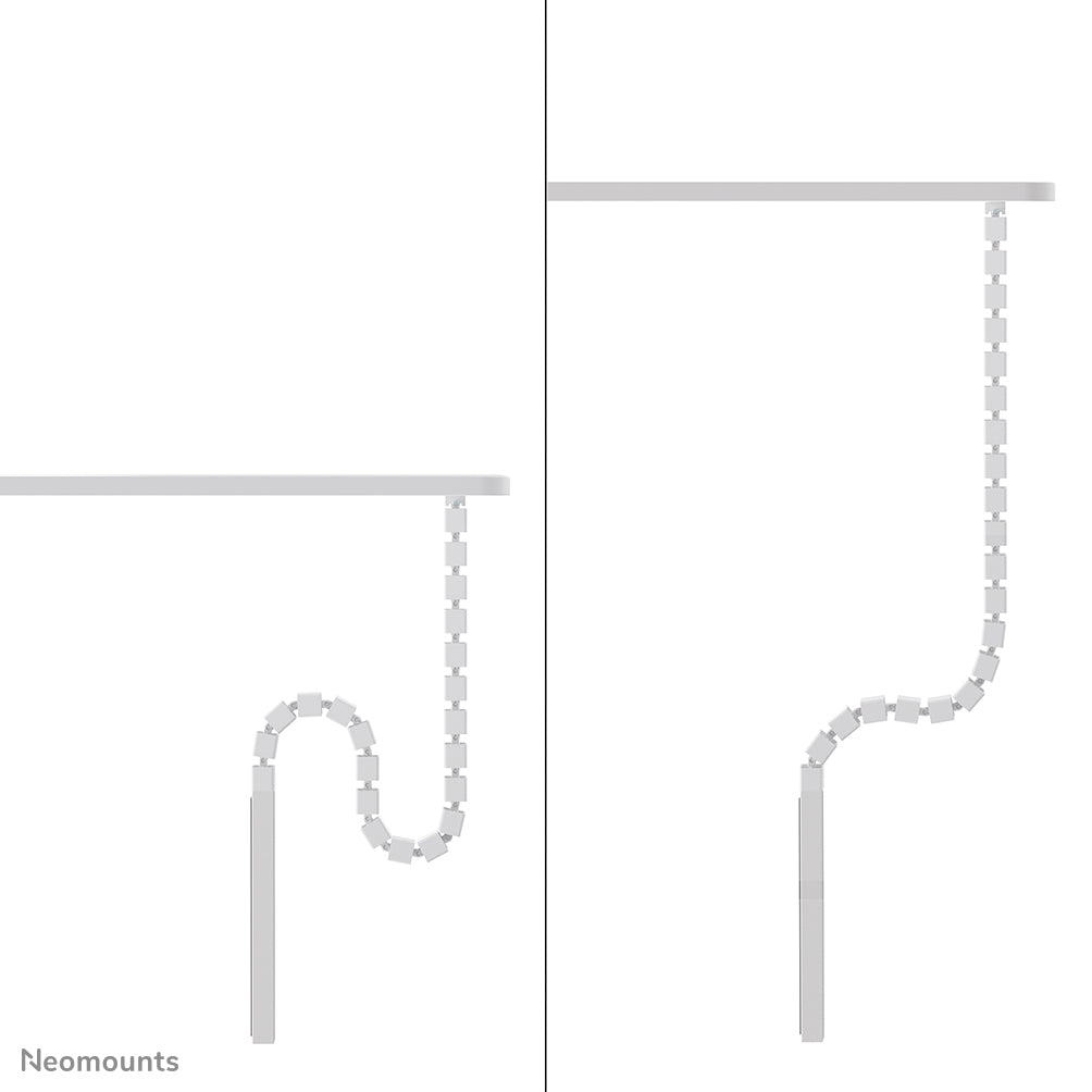 Neomounts ADS06-133WH organizador de cables Escritorio Guía para cables Blanco 1 pieza(s) (5)