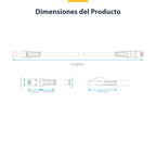 StarTech.com NLBL-1M-CAT8-PATCH cable de red S/FTP (S-STP) Alrededor (9)