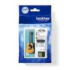 Brother LC-421XLVAL PagePack 4 pieza(s) Original Alto rendimiento (XL) Negro, Cian, Magenta, Amarillo (2)