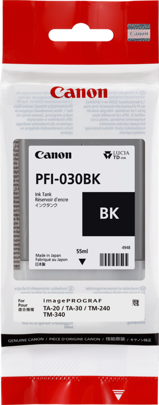 Tinta Canon PFI-030 BK negro 3489C001 (2)
