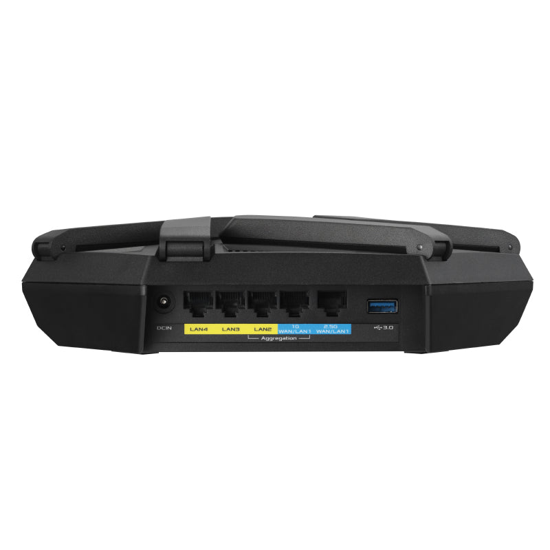 ASUS RT-AXE7800 router inalámbrico Tribanda (2.4 GHz / 5 GHz / 6 GHz) Negro (9)