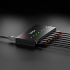Lindy 43128 hub de interfaz 5000 Mbit/s Negro (6)