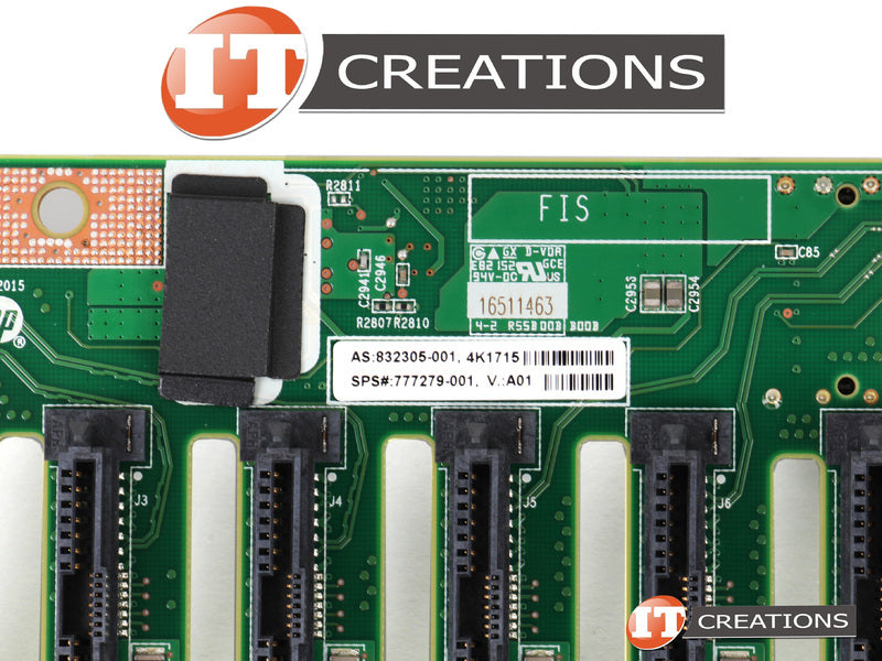 HP SAS/SATA 8-Bay SFF Backplane 729820-001-RFB – Reacondicionado