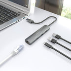 AISENS ASUC-4P035-GR base para portátil y replicador de puertos Alámbrico USB 3.2 Gen 1 (3.1 Gen 1) Type-A (7)