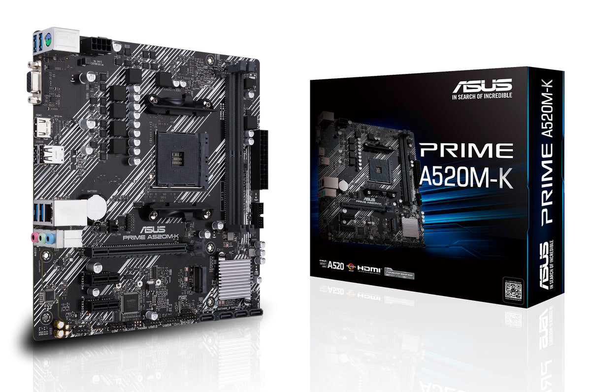 ASUS PRIME A520M-K AMD A520 Zócalo AM4 micro ATX (2)