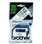 Brother Labelling Tape - 12mm, Black/White, Blister cinta para impresora de etiquetas M (2)