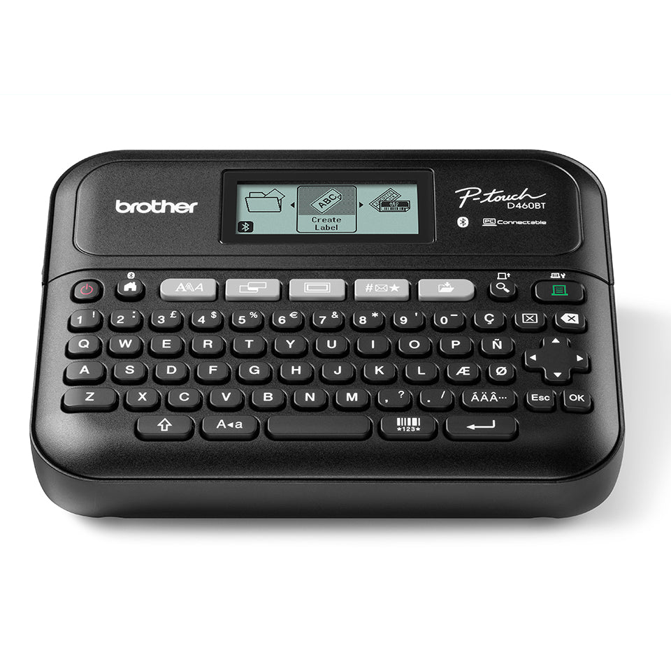 Brother PT-D460BTVP impresora de etiquetas Transferencia térmica 180 x 180 DPI 30 mm/s Inalámbrico y alámbrico TZe Bluetooth QWERTY (2)