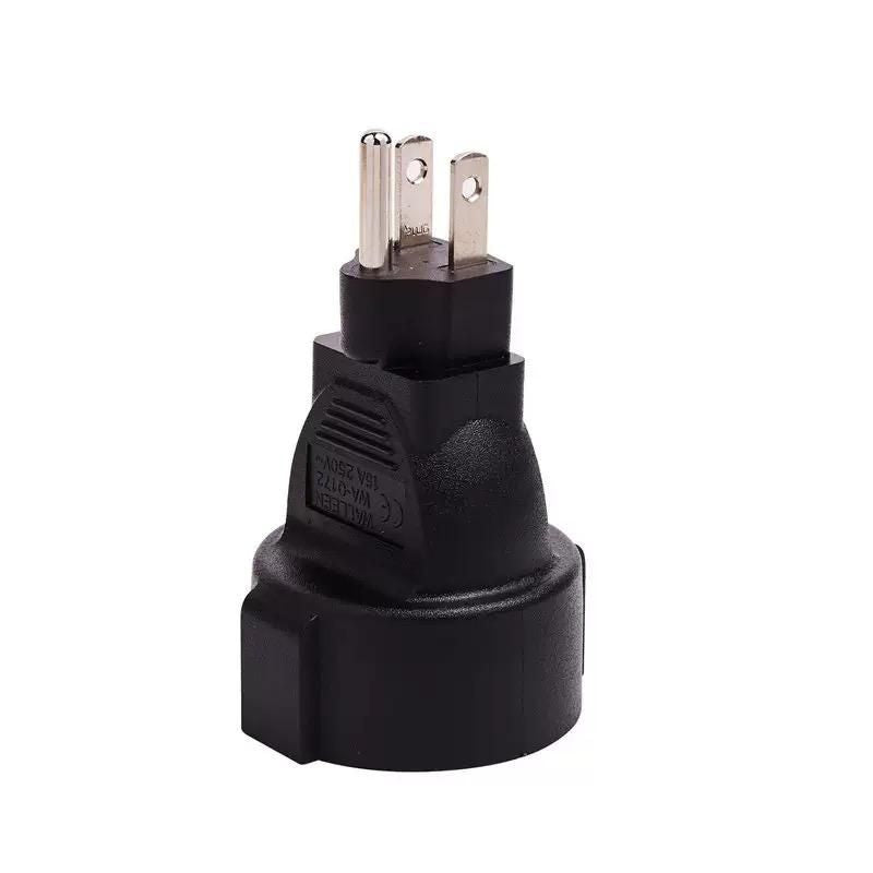 Microconnect PETRAVEL3 adaptador de enchufe eléctrico Tipo B Tipo F Negro (2)