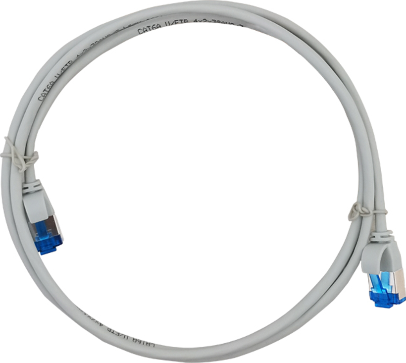 Cable patch RJ45 U/FTP Cat6a 0,5 m gris (2)
