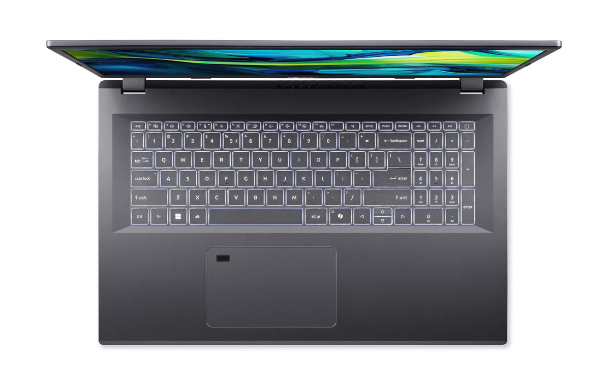 Acer Aspire 17 A17-51M-920Y Intel Core 9 270H Portátil 43,9 cm (17.3") Full HD 16 GB LPDDR5-SDRAM 512 GB SSD Wi-Fi 6E (802.11ax) Windows 11 Home Gris (7)