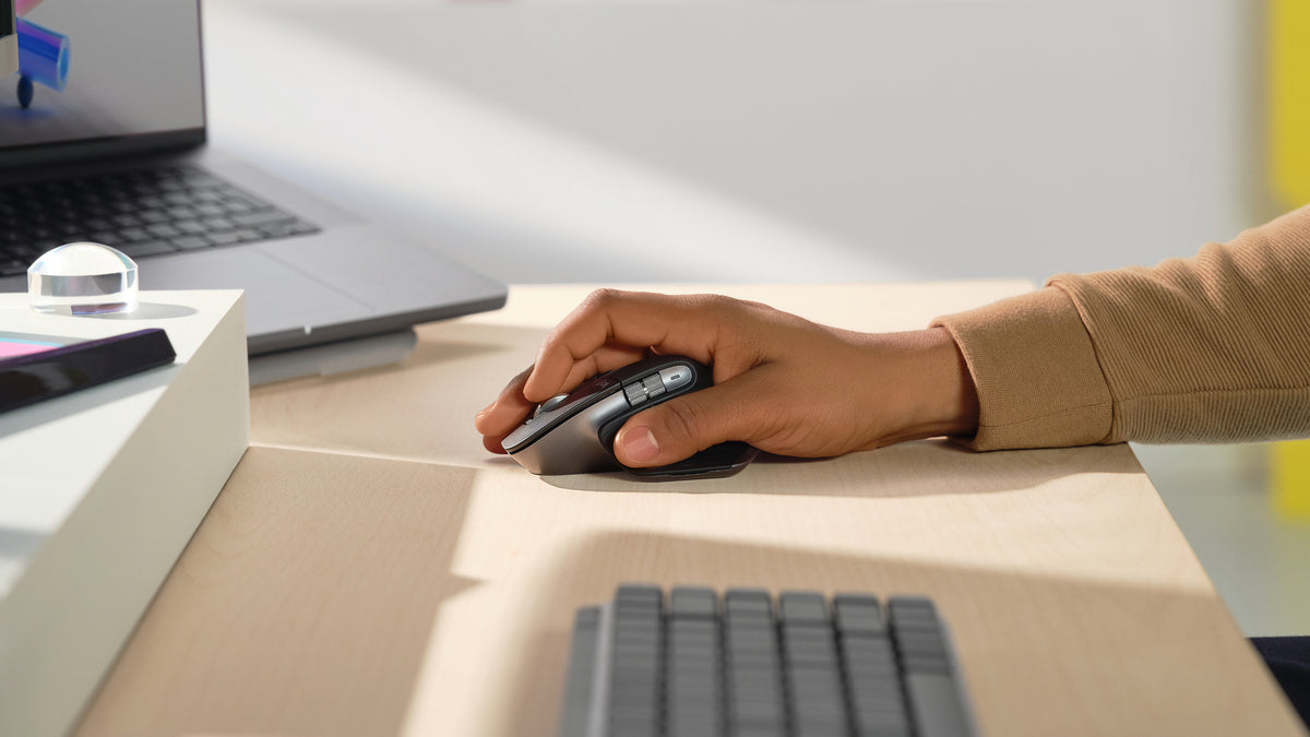 Logitech MX Master 3S ratón Oficina Mano derecha Bluetooth Óptico 8000 DPI (4)