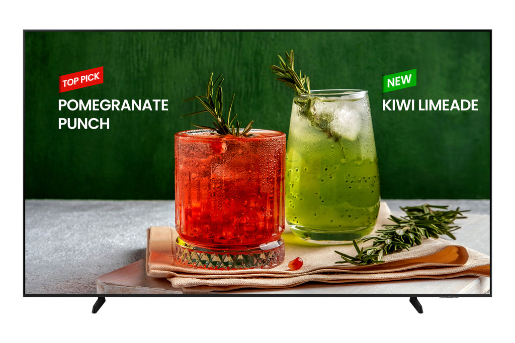 Samsung BE98D-H Pantalla plana para señalización digital 2,49 m (98") LED Wifi 4K Ultra HD Negro Procesador incorporado Tizen 16/7