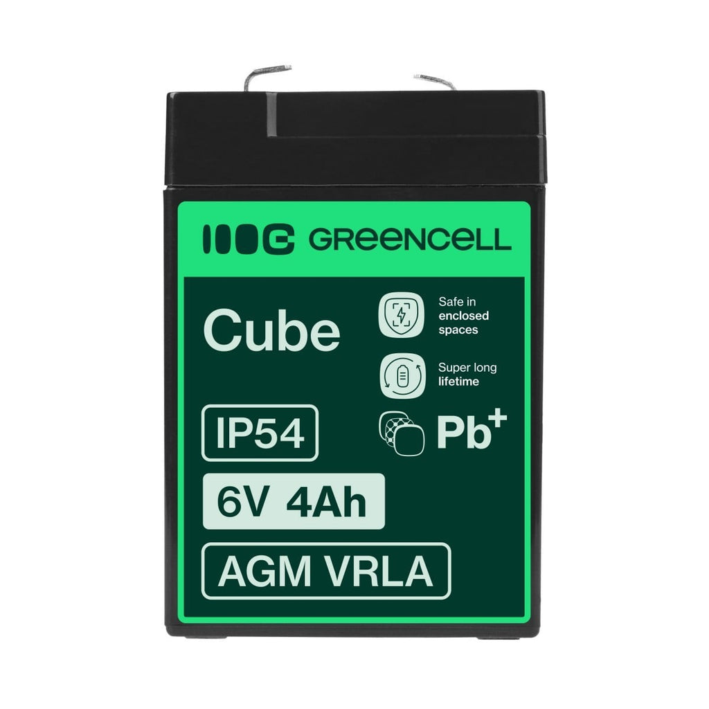 verde Cell AGM15 batería SAI plomo-ácido sellada 6V 4 Ah