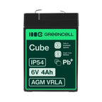verde Cell AGM15 batería SAI plomo-ácido sellada 6V 4 Ah