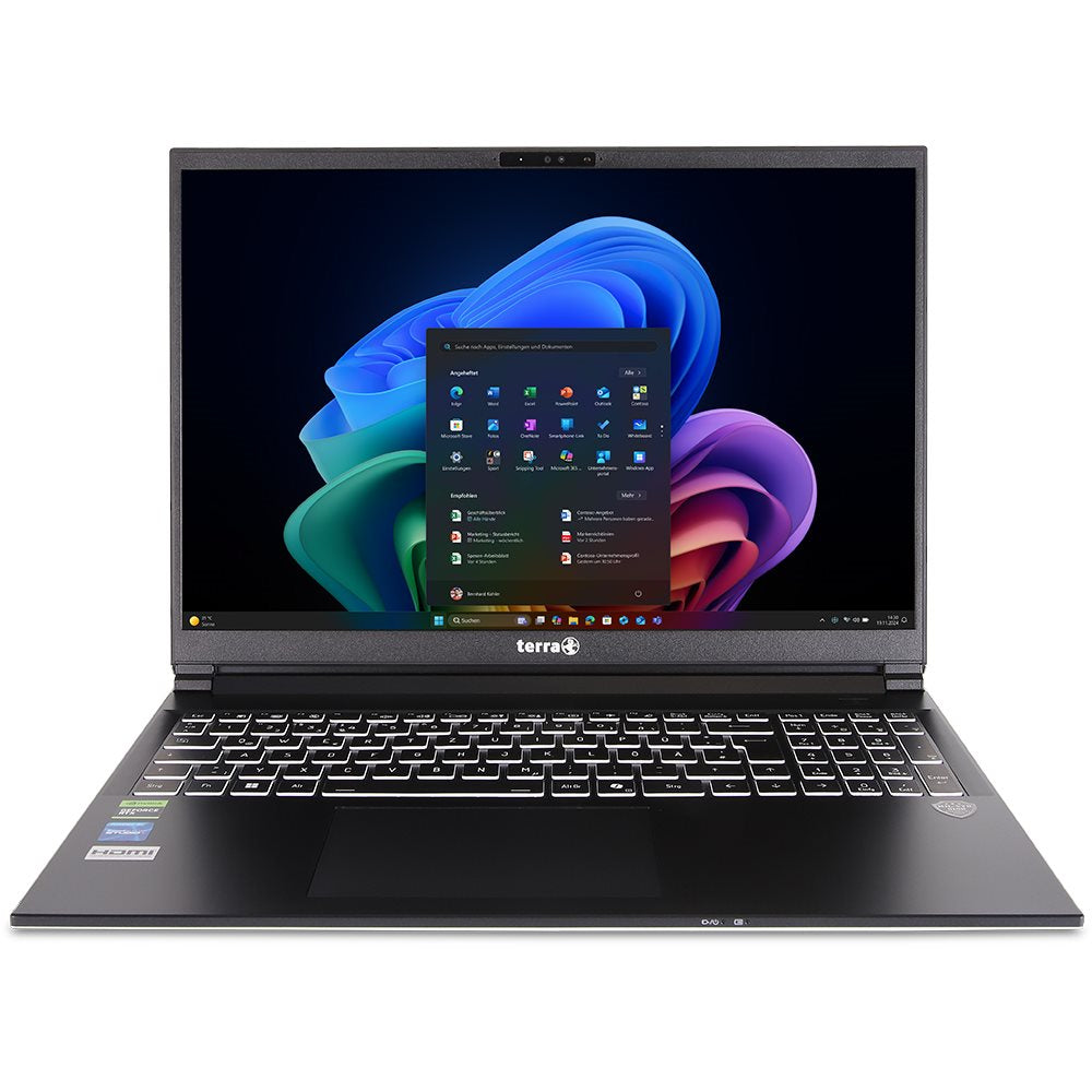 TERRA MOBILE ELITE 3A AMD Ryzen AI 7 350 Portátil 40,6 cm (16") WQXGA 32 GB DDR5-SDRAM 1 TB SSD NVIDIA GeForce RTX 5060 Wi-Fi 6E (802.11ax) Windows 11 Pro Plata (4)