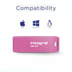 Integral INFD32GBNEONPK3.0 unidad flash USB 32 GB 3.2 Gen 1 (3.1 Gen 1) (4)