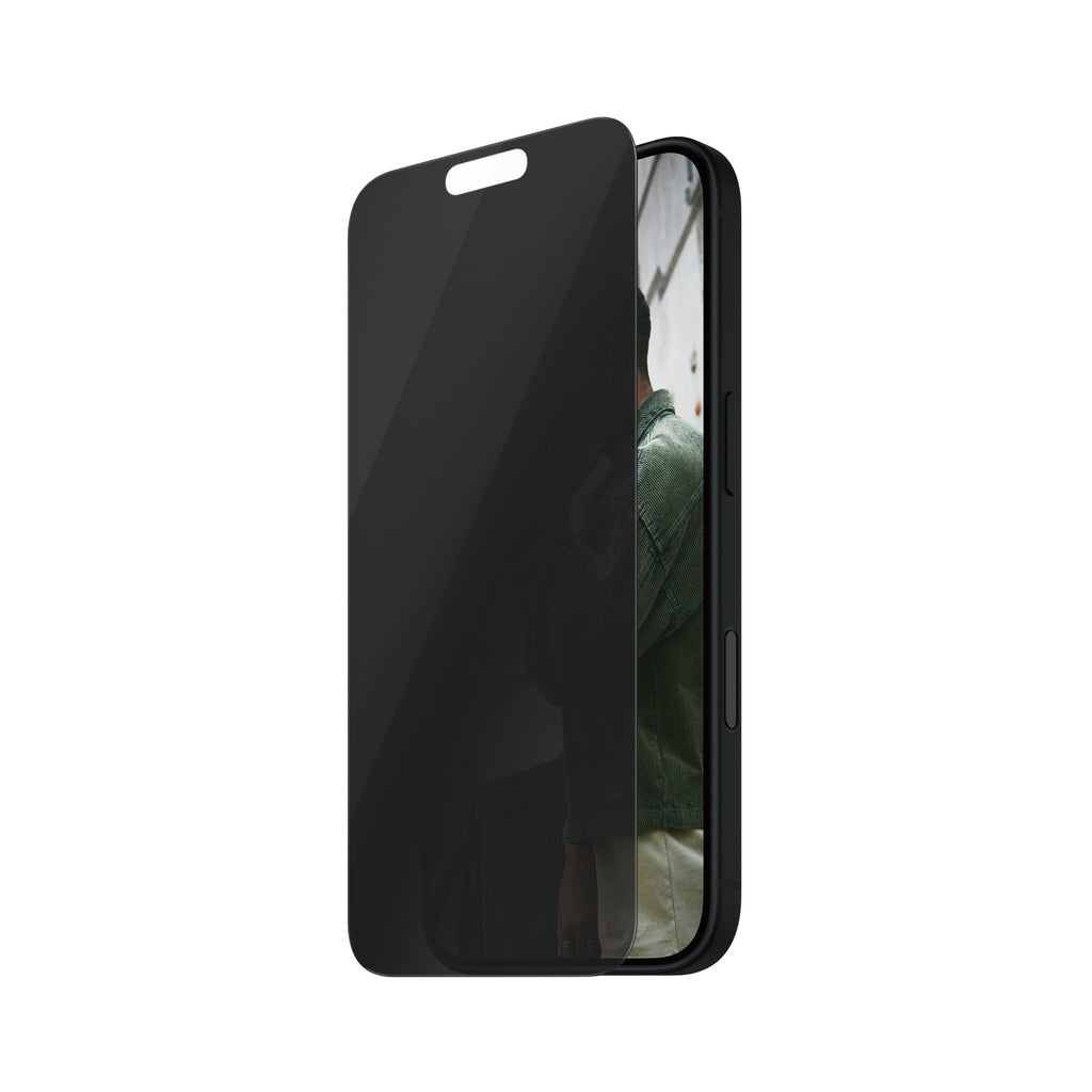 PanzerGlass SAFE. by ® 2-Way Privacy Screen Protector iPhone 16, 15 (BULKSAFEP95875)
