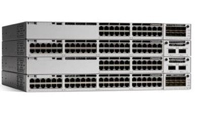 Cisco Catalyst C9300-48P-A commutateur réseau Géré L2/L3 Gigabit Ethernet (10/100/1000) Connexion Ethernet, supportant l'alimentation via ce port (PoE) Gris