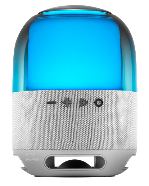 Mars Gaming MSFLOWW altavoz portátil o de fiesta Altavoz portátil estéreo Gris, Plata (2)