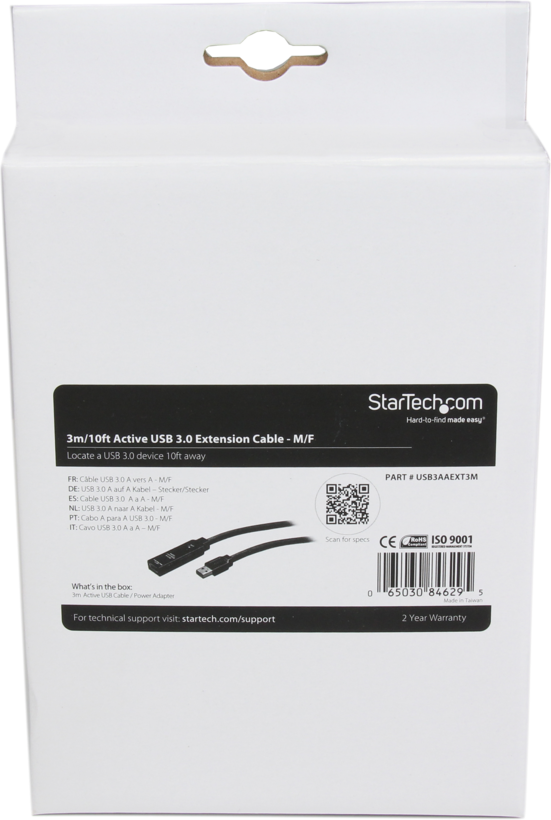 Startech USB3AAEXT3M - USB A Macho a Hembra, Negro, Cable alargador USB (3)