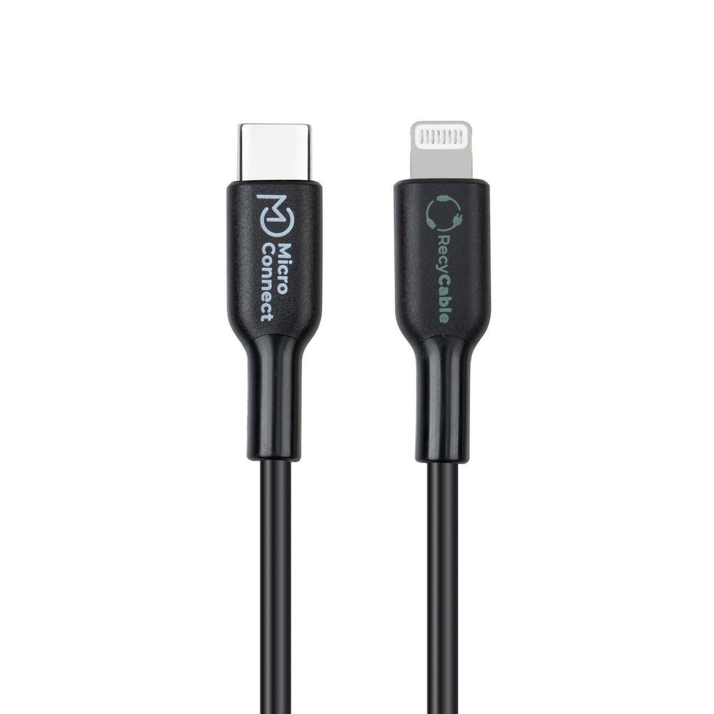 Microconnect ECO-USB3.1CL2 cable de conector Lightning 2 m Negro (3)