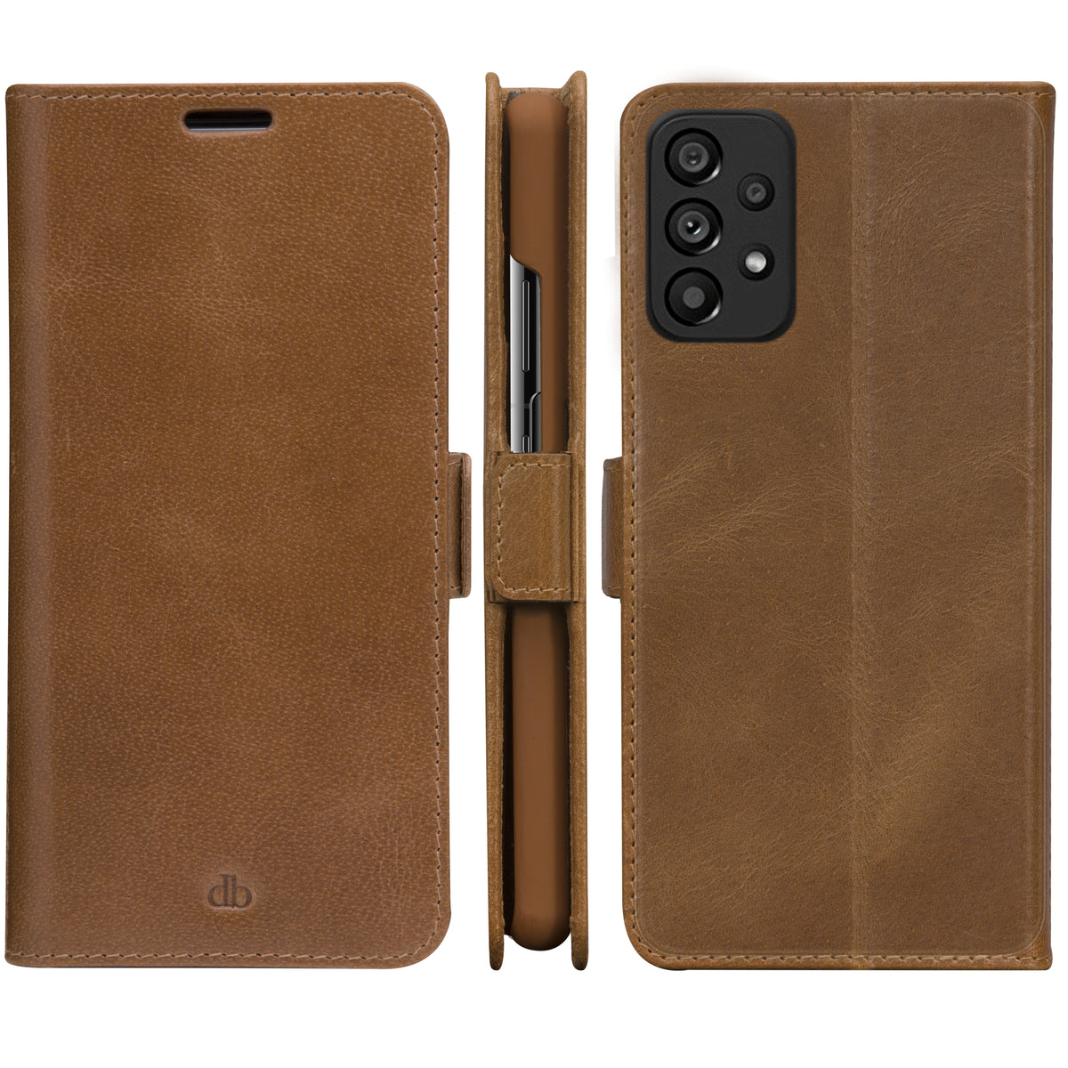 dbramante1928 Copenhagen Slim funda para teléfono móvil 16,5 cm (6.5") Folio Marrón (3)