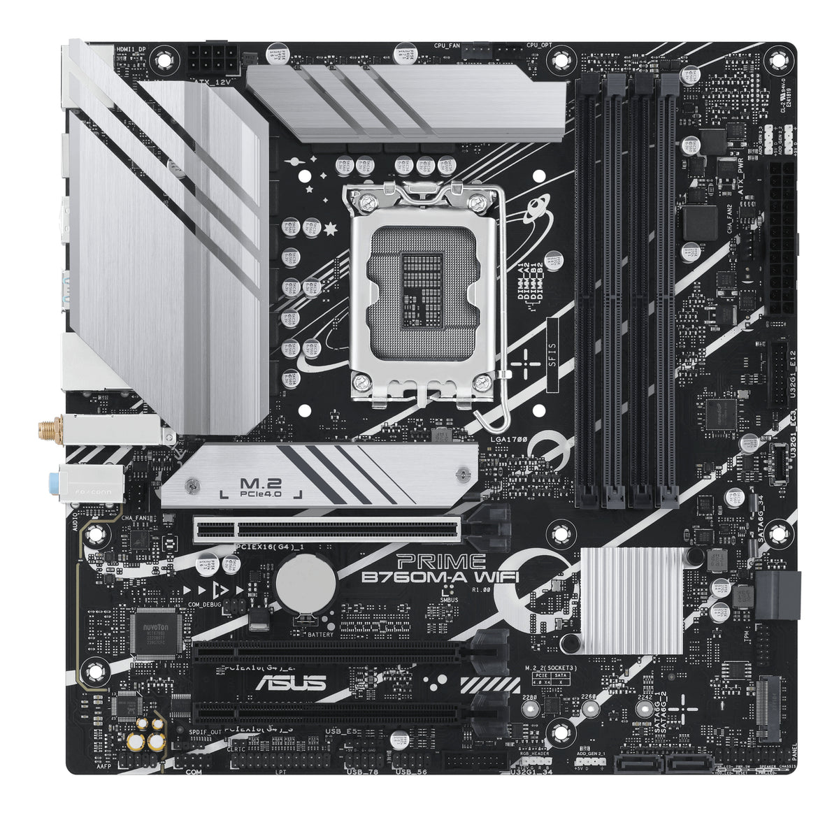 ASUS PRIME B760M-A WIFI placa base Intel B760 LGA 1700 micro ATX (2)