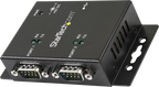 Startech ICUSB2322I - Adaptador serie, USB 2.0, RS-232 x 2, negro
