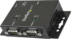 Startech ICUSB2322I - Adaptador serie, USB 2.0, RS-232 x 2, negro