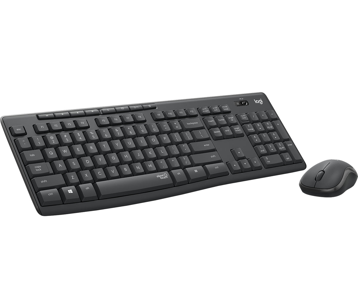 Logitech 920-009810 teclado Ratón incluido Oficina RF inalámbrico QWERTY Nórdico Grafito (4)