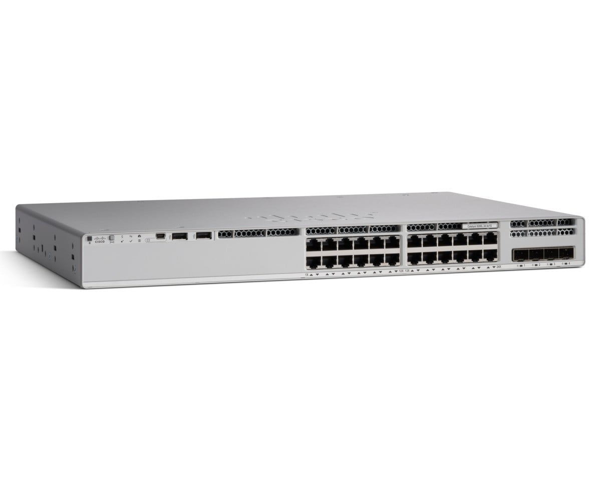 Cisco Catalyst 9200L Géré L3 Gigabit Ethernet (10/100/1000) Connexion Ethernet, supportant l'alimentation via ce port (PoE) Gris (2)
