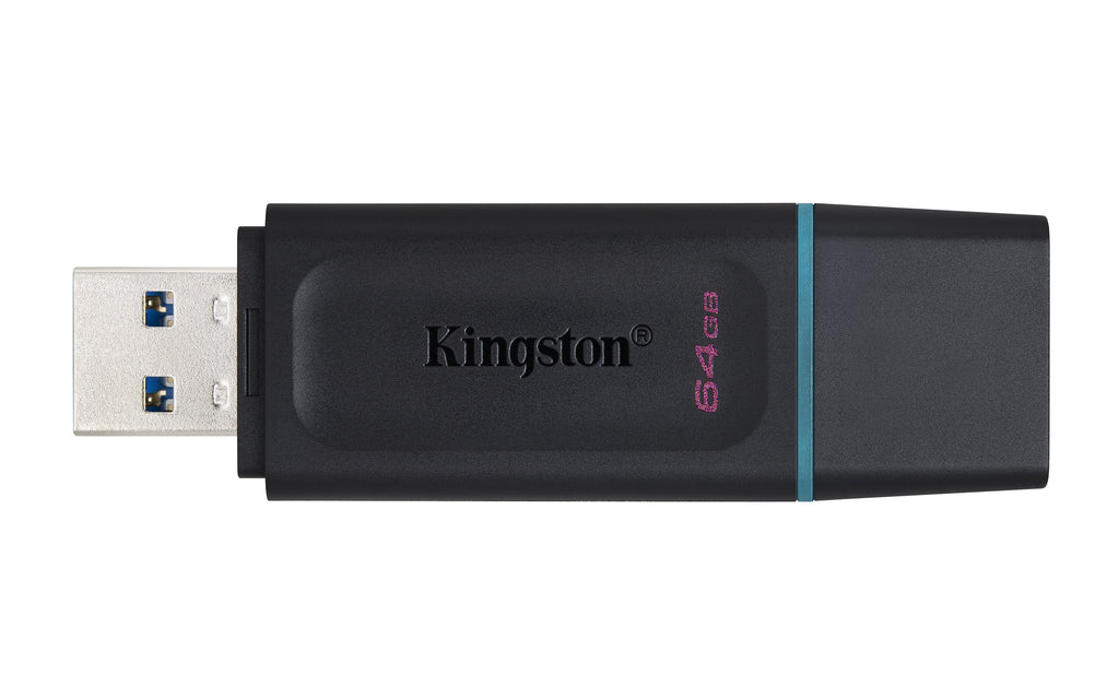 Kingston Technology DataTraveler Exodia unidad flash USB 64 GB USB tipo A 3.2 Gen 1 (3.1 Gen 1) Negro, Turquesa (3)
