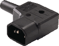 Kaiser C14 Enchufe. 70µ. 10 A. Negro - 747-SW