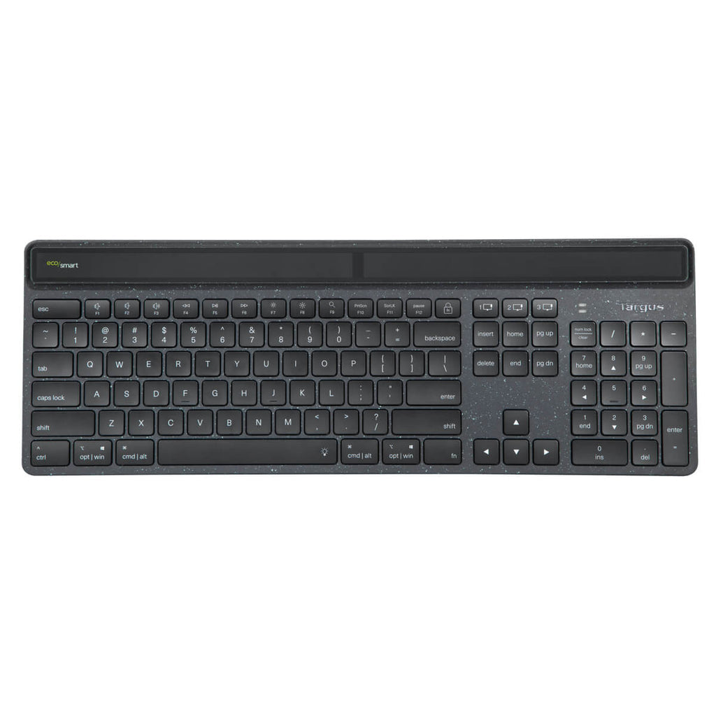 Targus EcoSmart AKB868UK teclado Universal Bluetooth QWERTY Inglés del Reino Unido Negro
